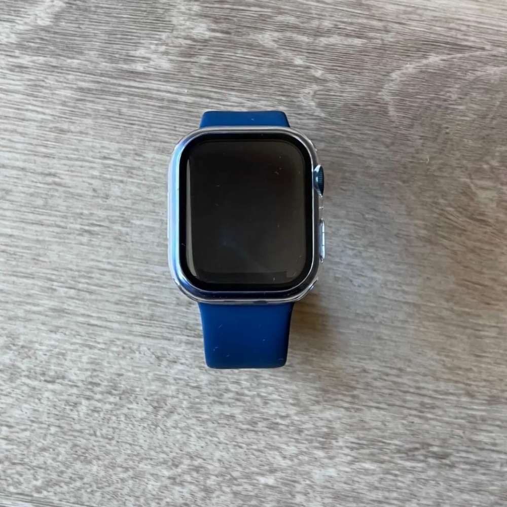 Apple Watch Series 7 GPS + Cellular 41mm Blue Aluminum Case With Abyss Blue Band